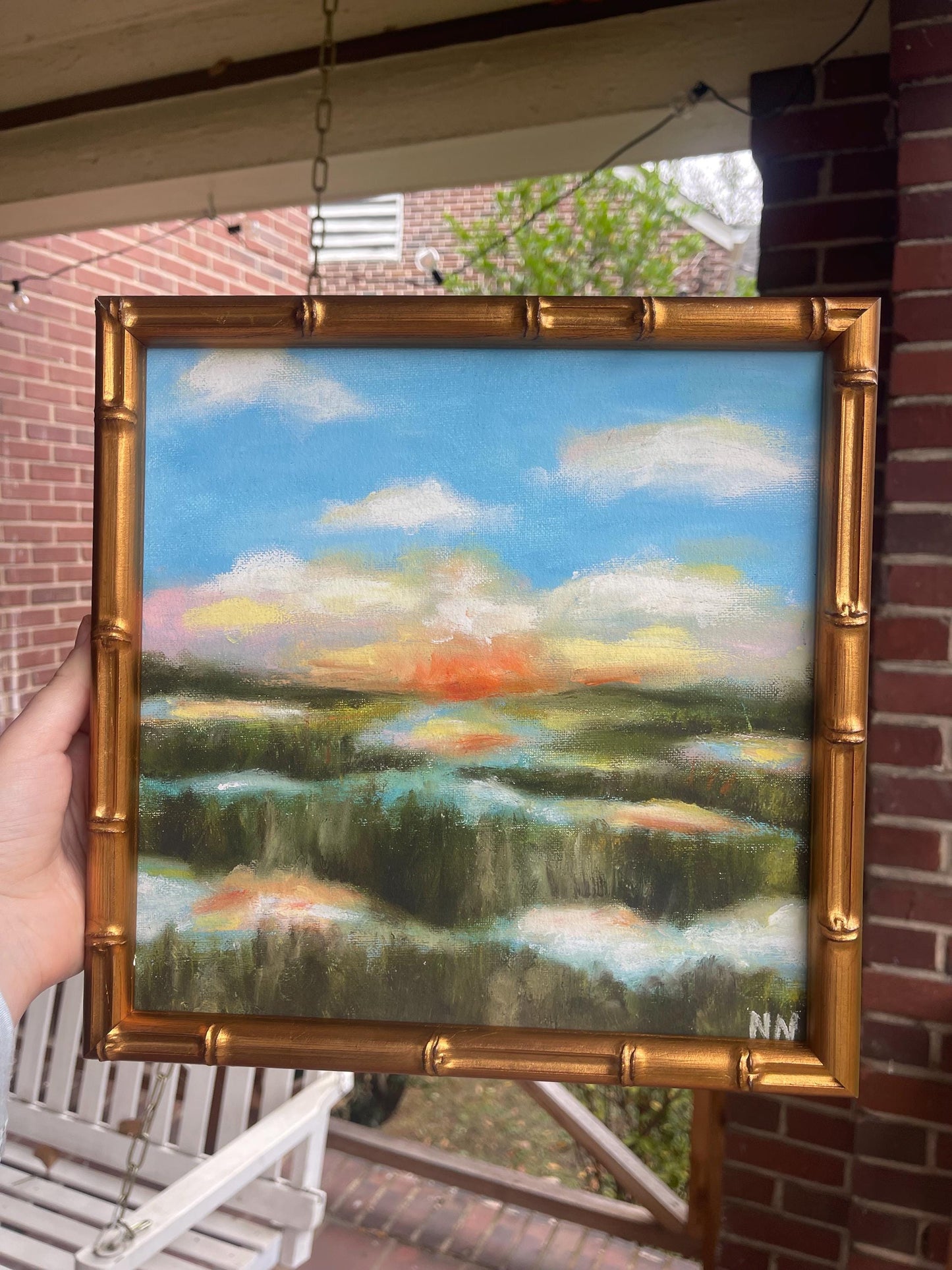 10x10in Print “Warm Discussions”-unframed