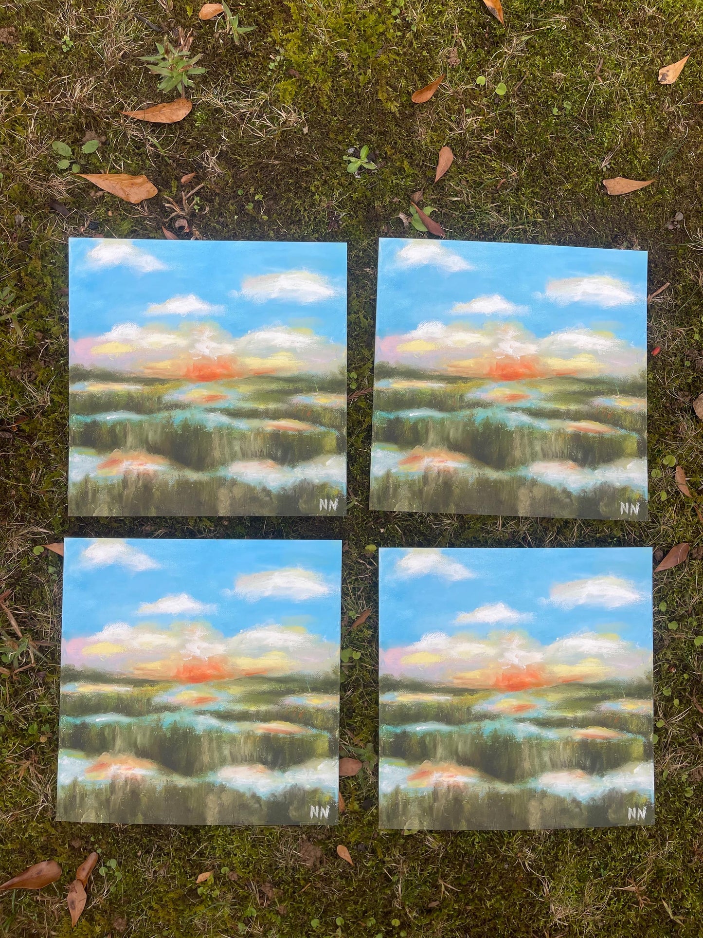 10x10in Print “Warm Discussions”-unframed